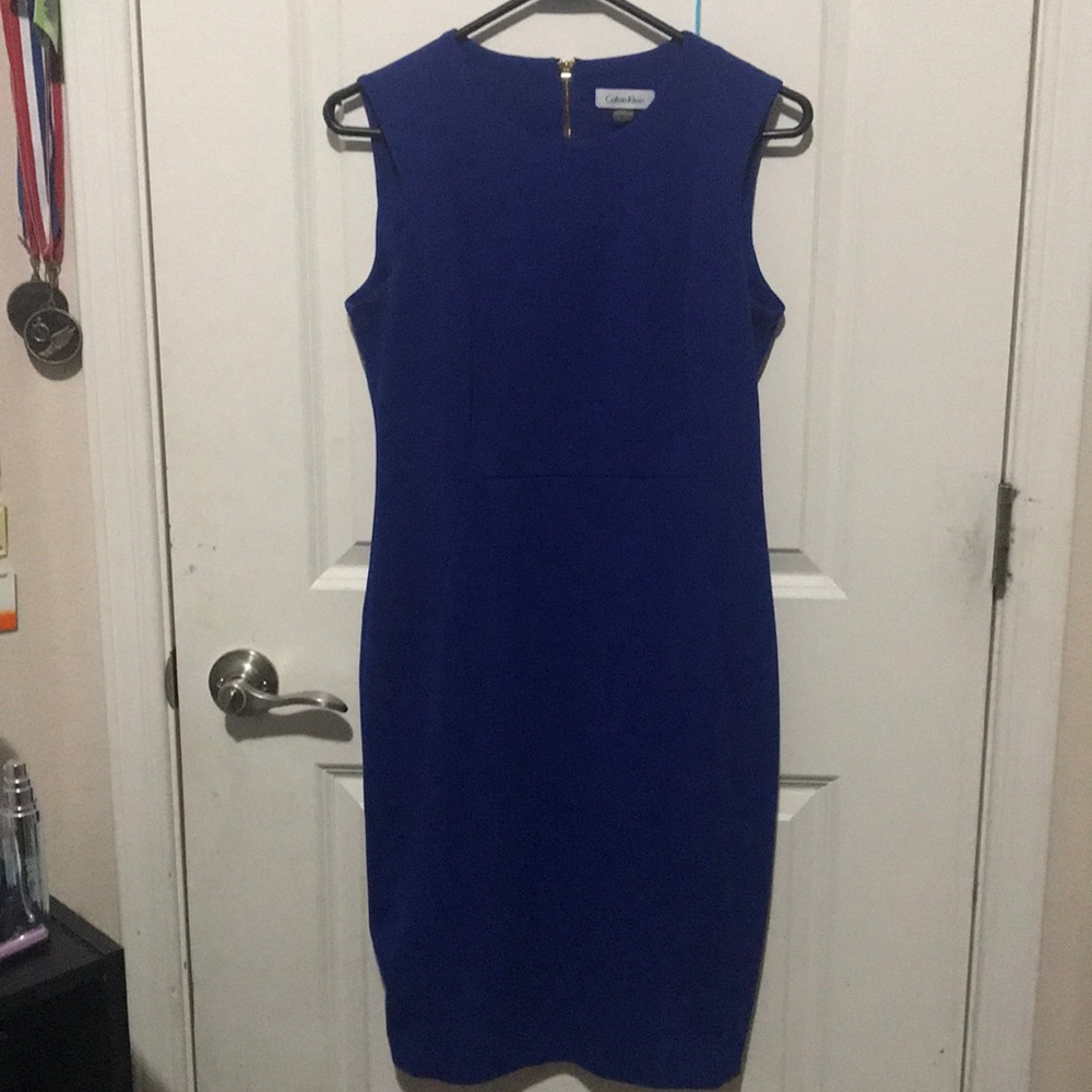 Blue Calvin Klein Dress Size 8